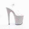 Pleaser - BEJEWELED808MS Sandaal met enkelband, Paaldans schoenen - Wit Product image